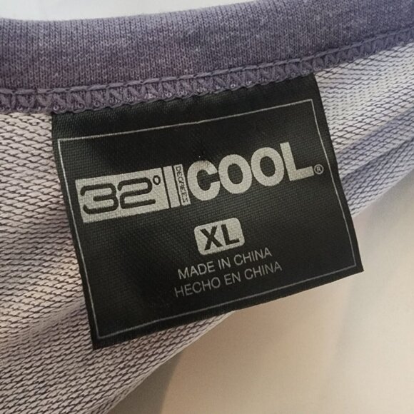 32 Degrees Cool Dress Womens Size XL Solid All Blue Short Sleeve Pullover - Picture 5 of 7